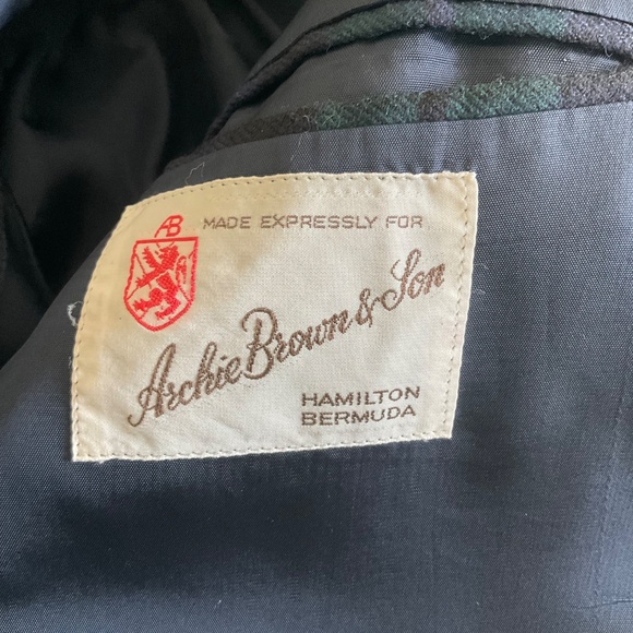 Archie Brown & Son Men's  Vintage Tailored Luxury Blazer wool made in Ireland 42 - Picture 4 of 16